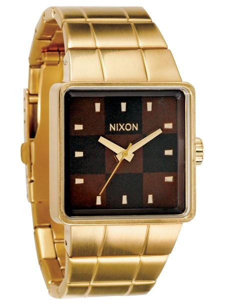 Nixon Sentry Ss Gold Green Sunray Watch | BoxLunch