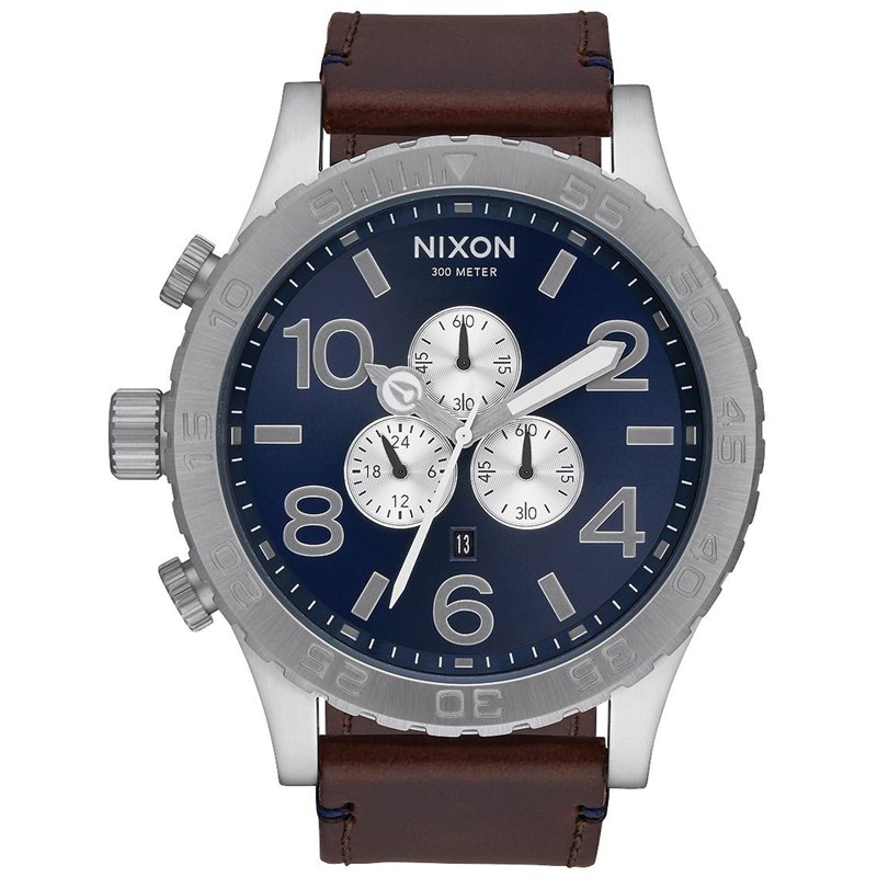 Nixon Men's 51-30 Chrono Leather Analog Watch