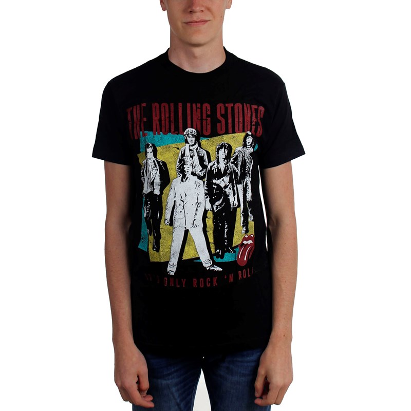 Burn Out Rolling Stones Herren The It's Only Rock N' Roll T-Shirt
